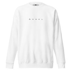 The Men's Slogan And Guardian Angel Graphic Sweatshirt by Infinite1 Brand is a stylish and comfortable addition to any wardrobe. Made from high-quality materials, this sweatshirt features a unique text on the front and a slogan and graphic design on the back, making it stand out from the crowd. Available in various sizes, this crisp white sweatshirt is perfect for casualwear or streetwear. The premium construction ensures durability and long-lasting comfort, making it a versatile piece for every