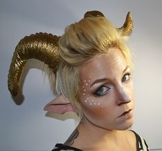 goat | Space Koyote Faun Costume, Makeup Backgrounds, Matte Powder, Lips Shades, Fx Makeup, Costume Makeup, How To Apply Makeup, Halloween Cosplay, Skin Color