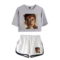 Shawn Mendes Clothes, Shawn Mendes Merch, Shawn Mendes Concert, Shawn Mendes Imagines, Sport Suit Women, Casual Harajuku, Short T Shirt, Crop Top And Shorts