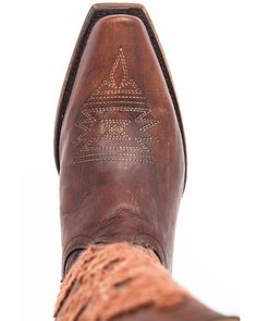 Idyllwind Women's Vagabond Western Boots - Snip Toe, Brown Urban Cowboy, Embroidered Design, Cowgirl Boots, Western Boots, Full Grain Leather, Side Zipper, Cowboy Boots, Leather Boots, Block Heels