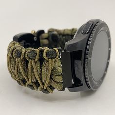 "FREE USPS PRIORITY MAIL SHIPPING FOR DOMESTIC US ORDERS (Includes U.S. Military APO/FPO Address Overseas) Thank you for visiting our shop \"Cording 2U\". A veteran owned business. Handcrafted Paracord wearables customized \"According To You\". Handcrafted with 100% Nylon Paracord \"MADE IN USA\" Our Products include: 🔹Custom handcrafted watch bands according to your wrist size, style, and color of choice. If you don't see it in our page yet, please contact us and we can discuss your options. ? Durable Adjustable Watch Bands For Outdoor, Green Adjustable Bracelet Strap Watch Accessories, Adjustable Green Bracelet Strap Watch Accessories, Durable Green Watch Bands For Outdoor, Durable Adjustable Outdoor Watch Bands, Adjustable Customizable Green Watch Bands, Green Adjustable Customizable Watch Bands, Galaxy Watch 5 Band, Adjustable Durable Green Watch Bands