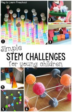 The Primary Pack: STEM Challenges for Young Children Preschool Technology, Simple Stem Challenges, Simple Stem Activities, Stem Activities Preschool, Kindergarten Stem, Preschool Stem, Stem Challenge, Steam Activities