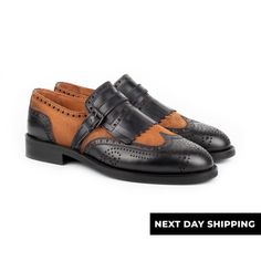 - Estimated Delivery Time depends on inventory availability. - In-stock orders are usually delivered within 1-4 business days. - For out-of-stock orders, it usually takes 4 - 6 weeks to be produced and delivered. Please check product descriptions for details. - Please note that orders do not ship on Saturdays and Sundays. MAUNA Model: Single Monk Strap Upper Material: Calf & Suede Leather Outsole Material: Double Microlight Construction Method: Blake-Stitched For further information please contact us. Designer Leather Monk Strap Shoes With Brogue Detailing, Designer Leather Wingtip Monk Strap Shoes, Italian Leather Shoes For Work, Italian Leather Wingtip Monk Strap Shoes, Wingtip Loafers With Brogue Detailing In Bridle Leather, Designer Wingtip Monk Strap Shoes With Brogue Detailing, Wingtip Bridle Leather Loafers With Brogue Detailing, Bridle Leather Wingtip Loafers With Brogue Detailing, Designer Monk Strap Shoes With Brogue Detailing