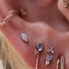 there are three different types of ear piercings