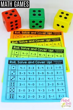 roll, solve and cover up game with four dices