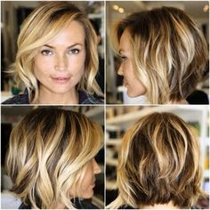 blow dry/out hair-styling look at blow dry bar by #blowdry #oneblowdrybar #blowouts #blowdrybar #drybar #macys #hair #blowoutsalon #hairstyles #glamour #bestblowout #bestblowdry Messy Bob Hairstyles, Shaggy Bob, Cute Short Haircuts, Medium Length Hair With Layers, Short Haircut, Short Hair Cuts For Women, Hair Today, Great Hair, Bob Cut