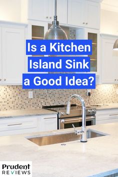 Are Kitchen Island Sinks a Good Idea? 14 Pros and Cons Sink In Island Vs Not, Kitchen Layout Sink In Island, Kitchen Island With Cooktop And Prep Sink, Island Sink Kitchen Layout, Sink In Island Or Not, Small Kitchen With Island Sink, Small Kitchen Sink In Island, Kitchen With Prep Sink, Small Sink In Island