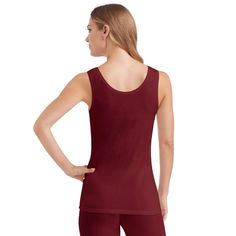 This Cuddl Duds tank top is the perfect pick. The special SofTech fabric features cotton on the inside for comfort and smooth nylon on the outside. This women's tank pairs perfectly under your favorite top or can be worn by itself for versatile styling year round. Lace trim Tag-free design V-neckFABRIC & CARE Nylon, cotton Machine wash Imported Size: Large. Color: Blue. Gender: female. Age Group: adult. Sleeveless Cotton Activewear With Built-in Bra, Cotton Tank Top With Built-in Bra For Gym, Basic Cotton Tank Top With Built-in Bra, Snug Fit Sleeveless Tops With Built-in Bra, Basic Cotton Tank Top For Yoga, Basic Cotton Yoga Tank Top, Cotton Scoop Neck Tank Top For Sports, Basic Sleeveless Tank Top For Yoga, Basic Sleeveless Yoga Tank Top