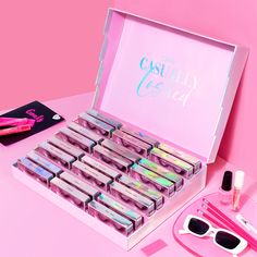 This collection holds our newest 24 styles of our Casually Lashed lashes Fake Makeup, Pr Package, Pr Kit, Small Business Packaging Ideas, Small Business Inspiration, Small Business Packaging, Eye Lash Packaging, Beauty Creations, Box Packaging Design