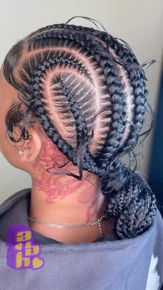 Feed In Braids Designs, Creative Cornrows, Sleek Ponytail Hairstyles, Cute Braided Hairstyles, Cute Box Braids Hairstyles