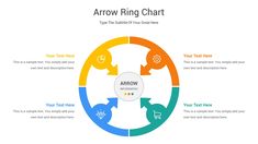 arrow ring chart for powerpoint