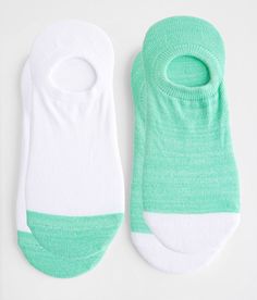 BKE 2 Pack Liner Socks - White/Green , Women's Whiteheatheredgreen Shop more: So Soft Solid and heathered no show socks One size fits most. 80% Cotton 15% Polyester 5% Spandex. Machine wash cold with like colors. Only non-chlorine bleach when needed. Tumble dry low. Apparel & Accessories Affordable Breathable Green Socks, Socks For Women, Women's Socks, Liner Socks, No Show Socks, Womens Activewear, White Green, Socks Women, Come Back