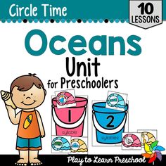 the ocean unit for preschoolers is shown