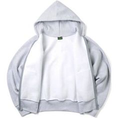 White Fleece-lined Hoodie For Streetwear, Gray Hooded Jacket With Fleece Lining For Streetwear, Gray Fleece-lined Hoodie For Streetwear, Heavyweight Long Sleeve Casual Outerwear, Gray Cotton Hoodie For Cold Weather, Heavyweight Casual Long Sleeve Outerwear, Heavyweight Sweatshirt For Winter Sports, Heavyweight Winter Sports Sweatshirt, Solid Color Sweater With Double-lined Hood For Streetwear