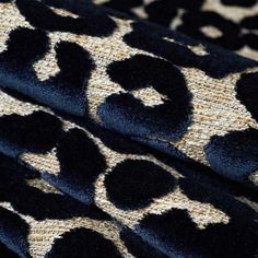 black and white animal print fabric