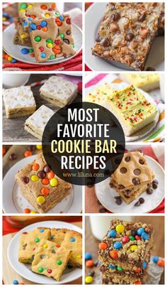 the most favorite cookie bar recipes