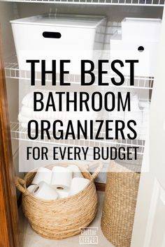 the best bathroom organizers for every budget in this post, you'll have to check out