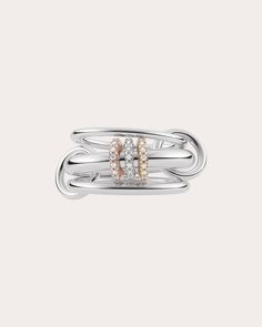 Gemini Ring, Linked Rings, Iris Ring, One Finger, Rings Aesthetic, Silver Bands, Jewelry Editorial, Expensive Jewelry Luxury, Los Angeles Usa