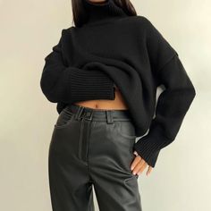 41856112820276|41856112885812|41856112918580 Commuter Outfit, Coat Women Fashion, Sweater Autumn, Womens Mary Janes, Classic Sweater, Loose Sweater, Knitted Pullover Sweaters, Coat Fashion, Knitted Pullover