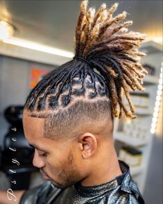 Loc Products, Mens Twists Hairstyles, Braids With Fade, Hair Twists Black, Dread Hairstyles For Men, Braids With Shaved Sides, Shaved Side Hairstyles, Dreadlock Hairstyles For Men