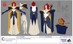 the costume design for animation film