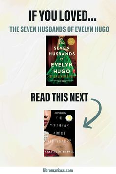 two books with the title if you loved, the seven husbands of evelyn hugo and read this next