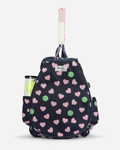 Ame & Lulu girls&apos; little love tennis backpack Sporty Back To School Bags, Lulu Girls, Tennis Backpack, Tennis Lessons, Spartina 449, Backpack For Women, Functional Accessories, Mini Me, Bag Accessories