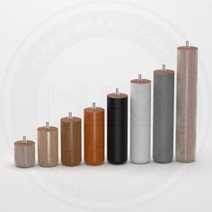 an assortment of different types of batteries on a white background