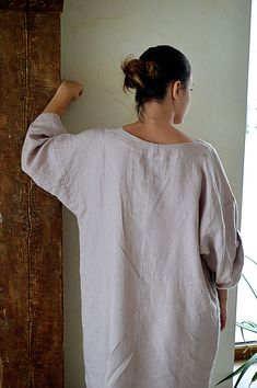 "Midnight blue oversize handmade soft linen women's loose tunic/dress. The tunic is +/- 37.4 \" (95 cm) long. Choose size: XS Bust 82 - 84 cm. ( 32 1/4\" - 33\") Waist 66 - 68 cm. / (26\" - 26 3/4\") Hips 90 - 92 cm. / (35 1/2\" - 36 1/4\") S Bust 86 - 88 cm. ( 33 3/4\" - 34 3/4\") Waist 70 - 72 cm. / (27 3/4\" - 28 1/4\") Hips 94 - 96 cm. / (37\" - 37 3/4\") M Bust 90 - 92 cm. ( 35 1/2\" - 36 1/4\") Waist 74 - 76cm. / (29 1/4\" - 30\") Hips 98 - 100 cm. / (38 1/2\" - 39 1/4\") L Bust 94 - 96 cm Oversized Linen Lagenlook Dress, Beige Linen Tunic With Relaxed Fit, Oversized Linen Bohemian Tunic, Oversized Bohemian Linen Tunic, Oversized Linen Tunic For Loungewear, Oversized Linen Tunic For Daywear, Linen Tunic For Loungewear, Oversized Linen Tunic Dress, Linen Culottes