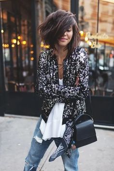 Mode Rock, New Years Eve Outfits, Mode Chic, Cooler Look, Mode Inspiration