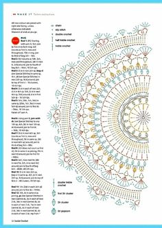 an image of a crocheted doily pattern