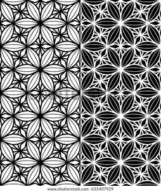 an abstract black and white pattern