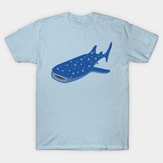 Whaleshark -- Choose from our vast selection of Crewneck and V-Neck T-Shirts to match with your favorite design to make the perfect graphic T-Shirt. Pick your favorite: Classic, Boxy, Tri-Blend, V-Neck, or Premium. Customize your color! For men and women. Graphic Tee With Shark Design And Crew Neck, Blue Shark Design Short Sleeve Tops, Blue Short Sleeve T-shirt With Shark Design, Blue Short Sleeve Top With Shark Design, Whale Shark, V Neck T Shirt, Graphic T Shirt, Graphic Tshirt, The Selection