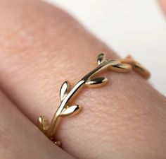 Vine Ring, A Design, 10k Gold, Heart Ring, Vines, Gold Jewelry, Silver Rings, Copper, Yellow Gold