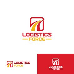 the logo for a company called logistics force, which is designed to look like a