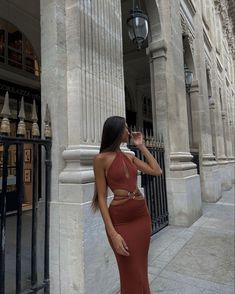 Missguided Outfit, Informal Dress, Outfits For Mexico, Beachwear Fashion, Exclusive Dress, Tiger Mist, Brown Tones, Elegant Outfit, Top 20