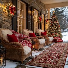 Porch Interior Design, Cozy Porch, Twinkling Lights, Christmas Inspo, Frosty The Snowmen, Fluffy Blankets, Christmas Porch, Holiday Magic