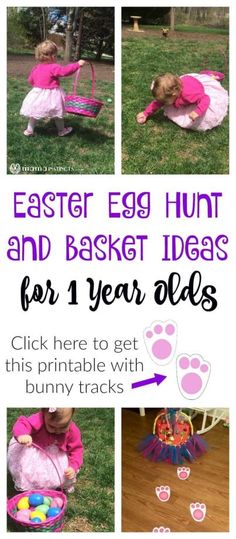 First Easter Basket Ideas, Baby First Easter Basket, Bunny Tracks, First Easter Basket, Easter Egg Stuffers, Egg Stuffers, Girls Easter Basket, Holiday Traditions Family