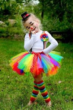 Tutu Costumes Diy, Halloween Tutu Costumes, Costume Homemade, Diy Fantasia, Costume Carnaval, Halloween Tutu, Cute Clown, Clown Costume, Up Costumes