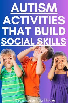 Build Social Skills with Kids with Autism with These Activities (Includes a printable list of the 62+ social skills that are essential to teach!) Games To Teach Social Skills, Social Story For Kids, Social Skills Group Activities, Kids Group Activities, Social Skills Activities For Kids, Aba Activities, Positive Parenting Advice