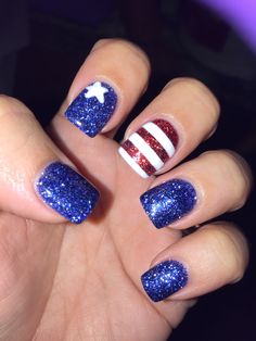 Nails Patriotic, Beach Toe Nails, 4th Of July Nail, Mani Ideas, Red Nail Designs, Nail Idea