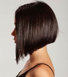 Triangular Graduation, Inverted Hairstyles, Neck Length Hair Cuts, Neck Length Hair, Bob Cuts, Hair Haircuts, Bob Haircut, Hair Color Balayage