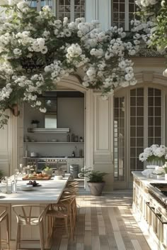 Clean White Interior, Portuguese Villa, Magnolia Promenade, Rose Kitchen, Luxurious Villa, Lux Life, Italian House, Fantasy Homes, Mansions Luxury