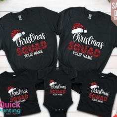 Matching Family Christmas Squad T-Shirts, Custom Christmas Tee, Family Christmas Squad Shirt for Women Men, Christmas Squad Tshirt 2024 Where Art Meets Style.  Personalised shirt,  Christmas jumper,  Christmas gifts,  Funny Party Tee,  Christmas tree shirt,  Tshirt for women, Christmas tshirt,  Tshirt for men,  Xmas squad tshirt,  Custom Family Tee,  Christmas sweatshirt,  Matching family tee,  Funny xmas tshirt ... Family Christmas Tees, Family Christmas Shirt Ideas, Christmas Tshirt Ideas, Christmas Shirt Ideas, Tshirt Custom, Cute Christmas Shirts, Christmas Tree Shirt, Christmas Tshirt, Men Tshirt