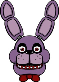 a cartoon bunny with big ears and eyes