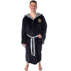 If you’re looking for licensed Harry Potter merchandise, you’ve come to the right place! Intimo specializes in creating officially licensed children’s and adult apparel that is comfortable, practical, and fun—looking for a plus-size Harry Potter robe that fits? Look no further!! This Harry Potter adult plush bathrobe is soft to the touch and made of polyester that will keep you comfortable and warm whether you are getting out of the shower or using it as a costume. It comes in 2XL/3XL plus size Flannel Kimono, Hogwarts Robes, Harry Potter Robes, Terry Cloth Robe, Hooded Robe, Men's Robes, Most Popular Movies, Harry Potter Merchandise, One Piece Clothing