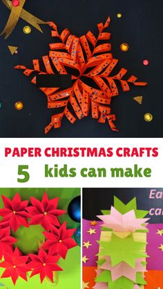 paper christmas crafts for kids to make