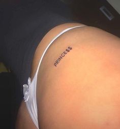 ; Tattoo, Words Tattoos For Women, Tatooo Delicadas, X Tattoos, Tattoo Mujer, Side Hip Tattoos, Small Back Tattoos, Tattoo Hip, Prince Tattoos