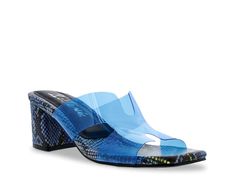 Bellini Faze Sandal | DSW Trendy Summer Slides With Open Heel, Synthetic Block Heel Slides For Beach, Trendy Open Heel Synthetic Slides, Summer Synthetic Slides With Block Heel, Summer Block Heel Synthetic Slides, Blue Square Toe Mules For Summer, Trendy Blue Slides For Summer, Trendy Block Heel Slides For Summer, Trendy Blue Slides For Spring