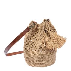 Ibeliv tea Haingo bucket bag, coulisse closure, removable strap, nappa detailComposition: 100% Raffia Moncler Women, Barbour Steve Mcqueen, Timeless Accessories, Sneaker Wedge, Card Holder Leather, Vegetable Tanned Leather, Bridal Shoes, Luxury Boutique, Valentino Garavani